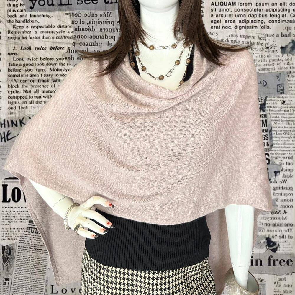Brand new boho alashan 100% cashmere shrug cottage-core or fall girl look